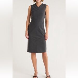 Theory Miyani Wool Blend Sheath Dress